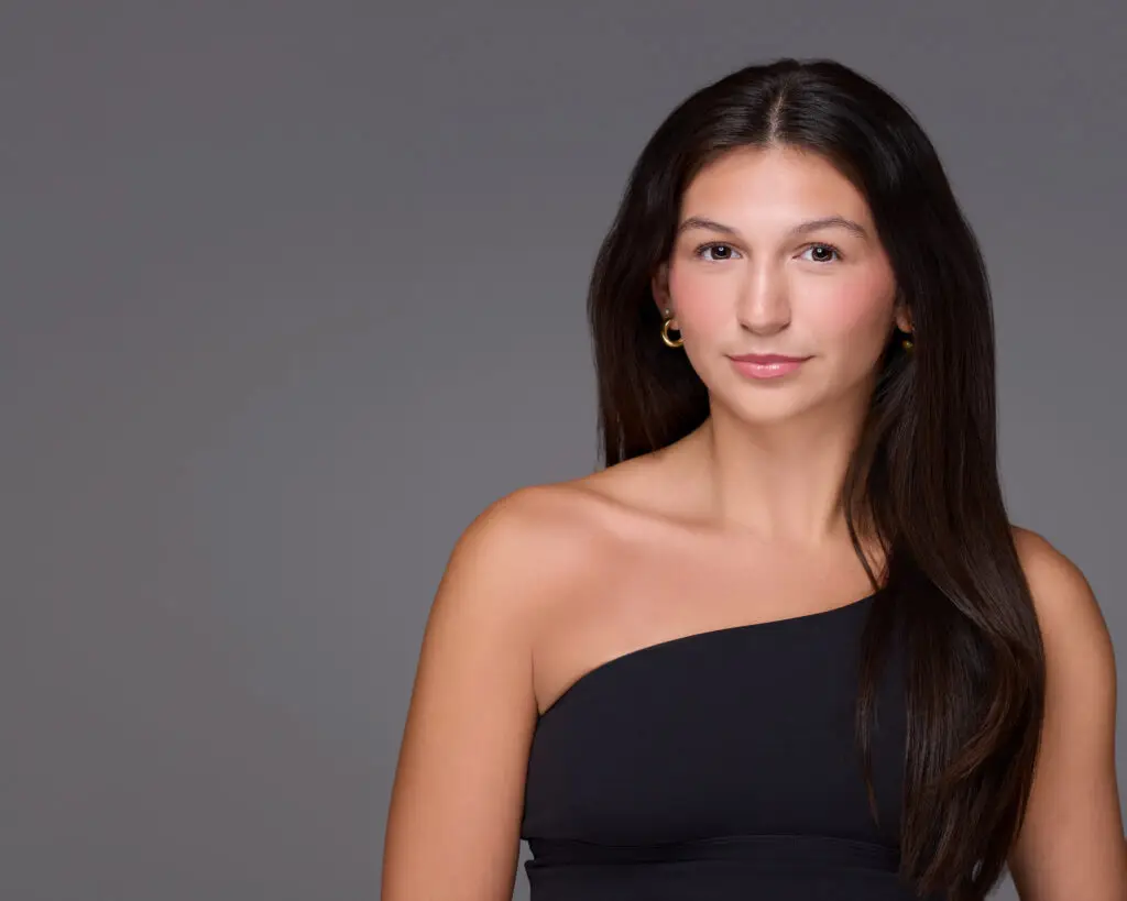 modern headshot of young elite dance student