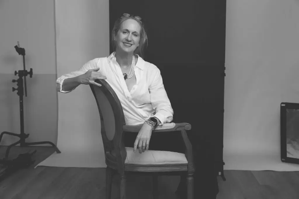 Photographer Paige Henderson in her Mandeville Studio